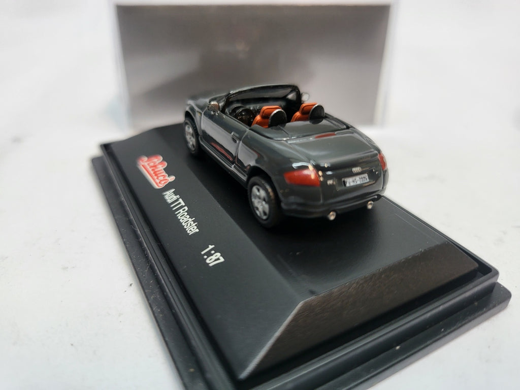 Audi TT Cabriolet Donkergrijs 1999 - Schuco 1:87