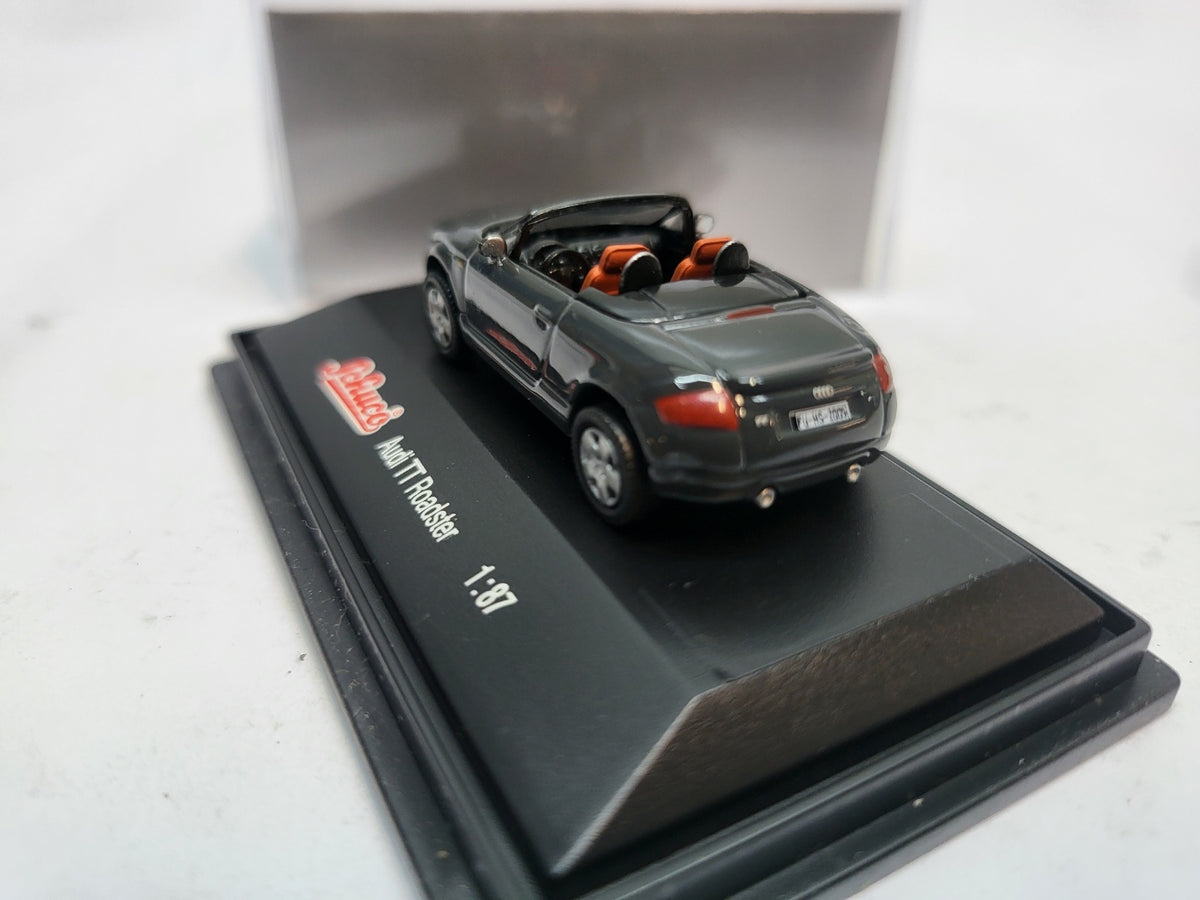 Audi TT Cabriolet Donkergrijs 1999 - Schuco 1:87