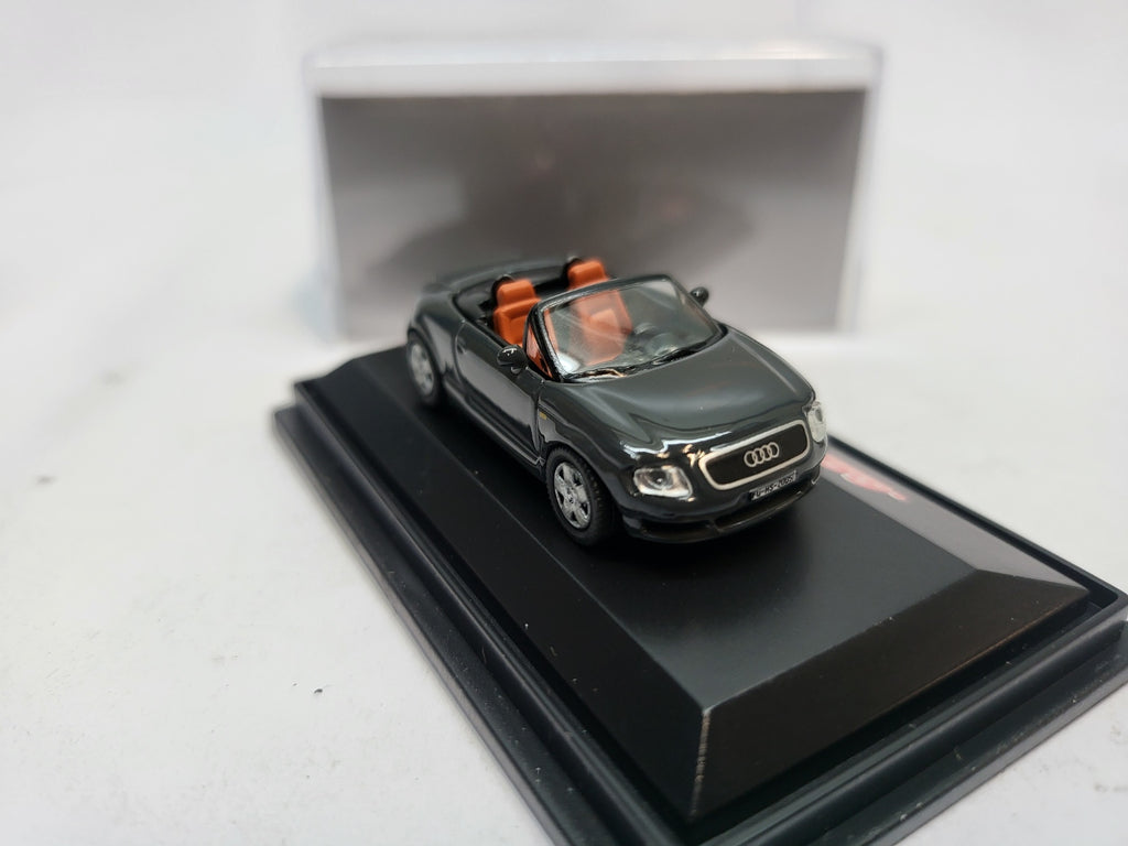 Audi TT Cabriolet Donkergrijs 1999 - Schuco 1:87