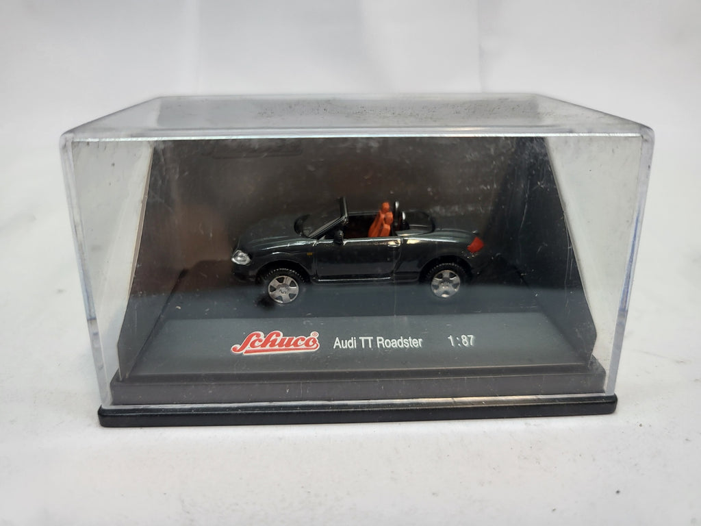 Audi TT Cabriolet Donkergrijs 1999 - Schuco 1:87