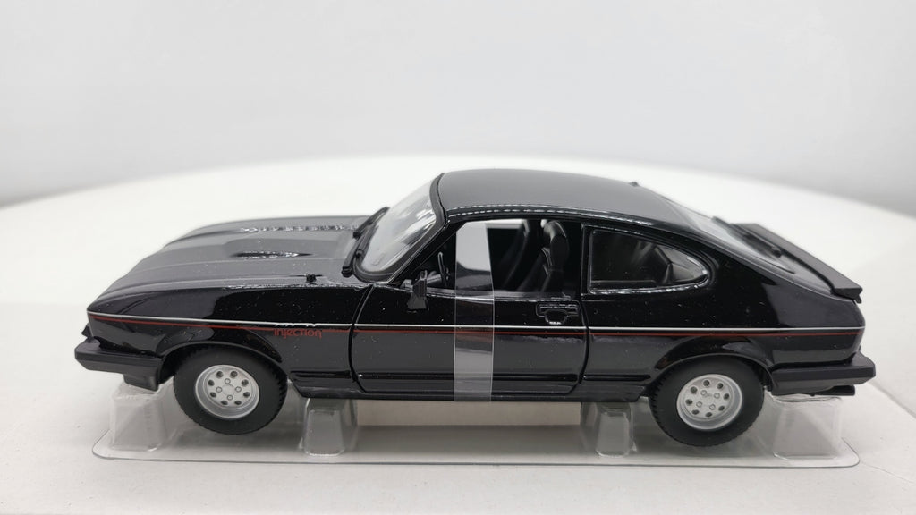 Bburago Ford Capri MK III Injection Zwart 1982 - Schaal 1:24