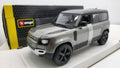 Bburago Land Rover Defender 110 Groen 2022 - Schaal 1:24