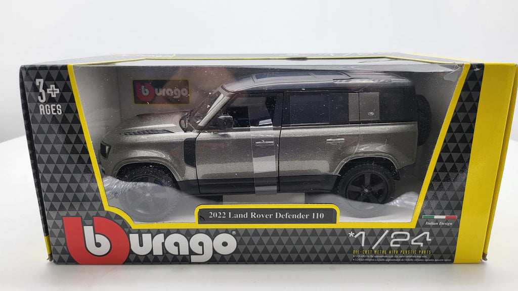 Bburago Land Rover Defender 110 Groen 2022 - Schaal 1:24