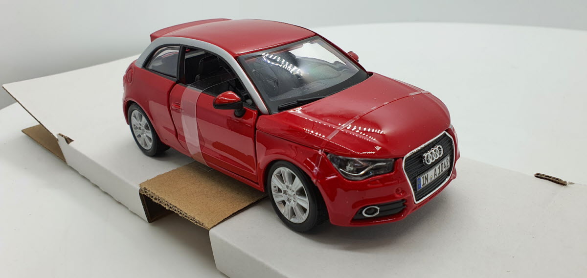 Audi A1 Rood 2011 Bburago 1:24