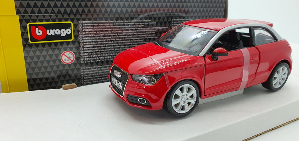 Audi A1 Rood 2011 Bburago 1:24