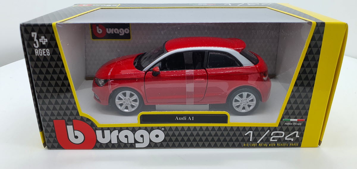 Audi A1 Rood 2011 Bburago 1:24