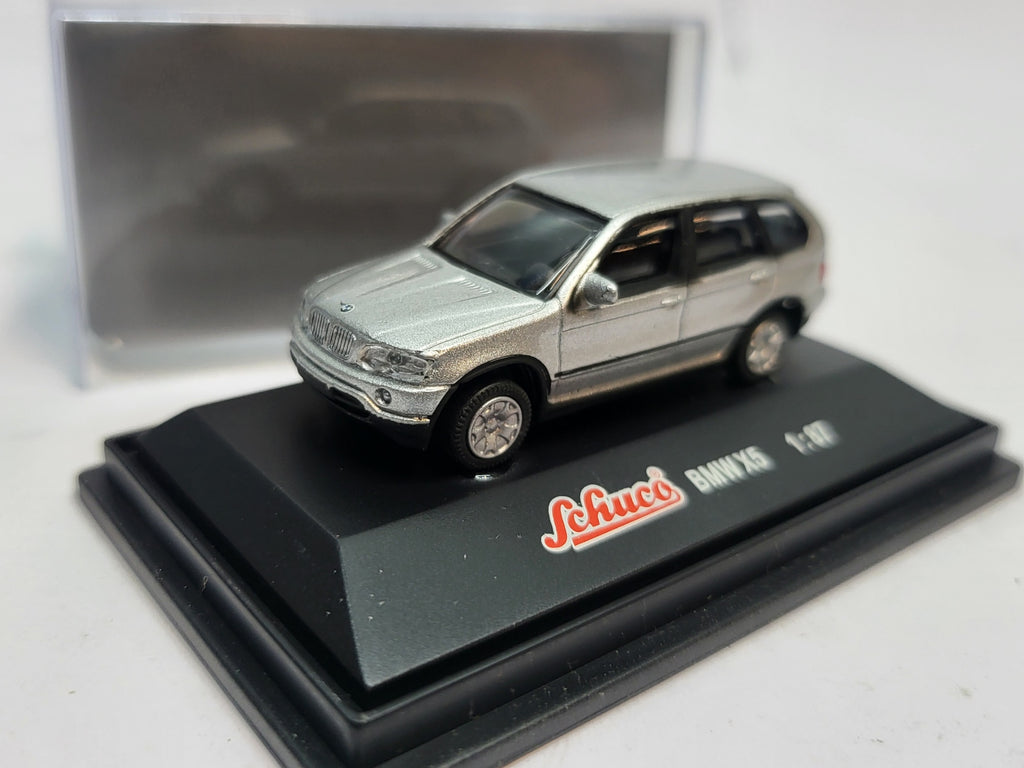 BMW X5 Zilver Metallic 2002 - Schuco 1:87