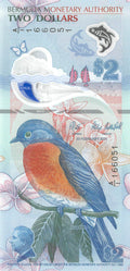 P-063a Bermuda 2 Dollars 2024 Au Polymer