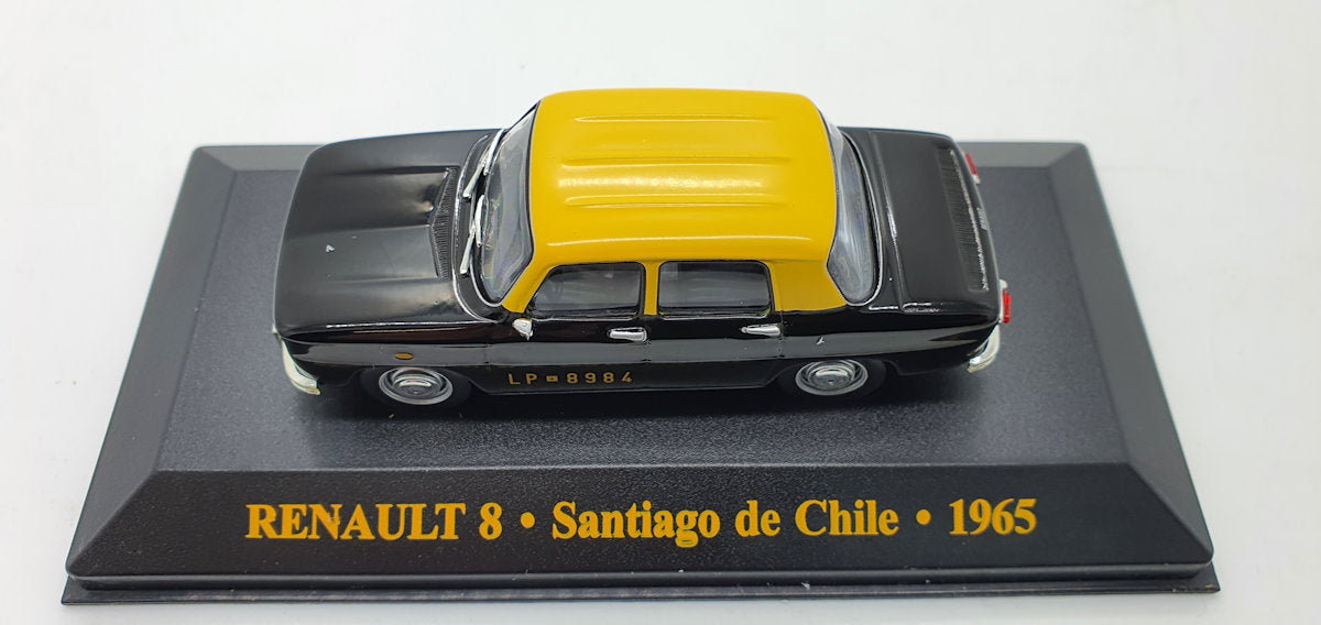 IXO Renault 8 Taxi Santiago de Chile 1965 - Schaal 1:43