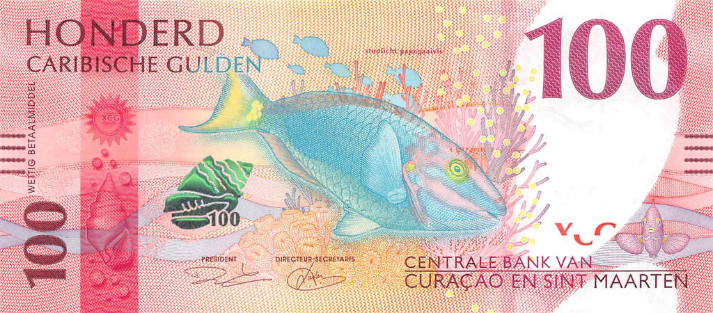 P-1a-5a - Curacao and Sint Maarten full set 2025 Unc 10-20-50-100-200 Gulden
