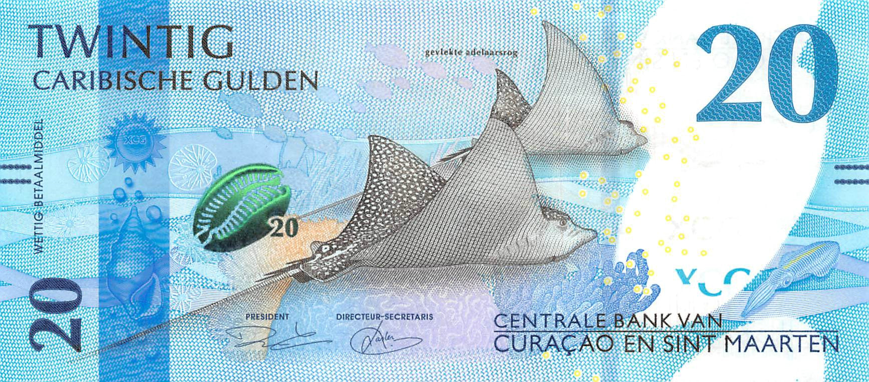 P-1a-5a - Curacao and Sint Maarten full set 2025 Unc 10-20-50-100-200 Gulden