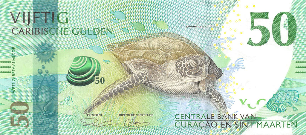 P-1a-5a - Curacao and Sint Maarten full set 2025 Unc 10-20-50-100-200 Gulden