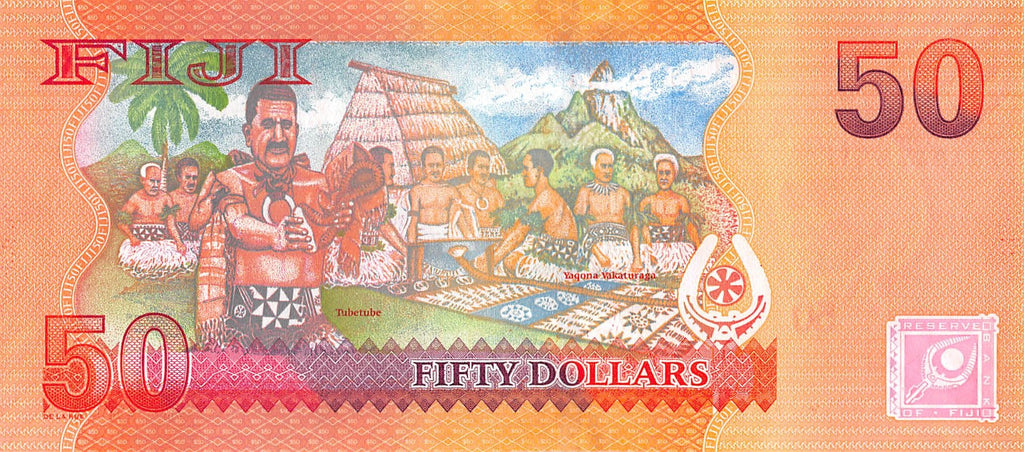 P-118a Fiji Islands 50 Dollars 2012 Unc