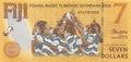 P-122a Fiji Islands 7 Dollars 2022 Unc