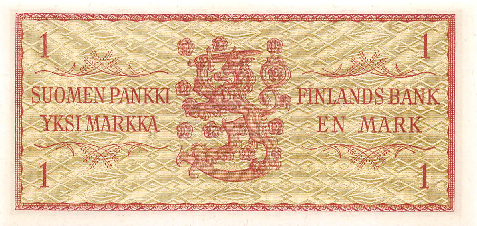 P-98a - Finland 1 Markka 1963 Unc