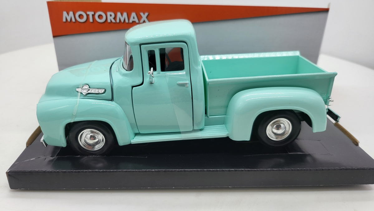 MotorMax Ford F-100 PickUp Hell Green 1955 - Schaal 1:24