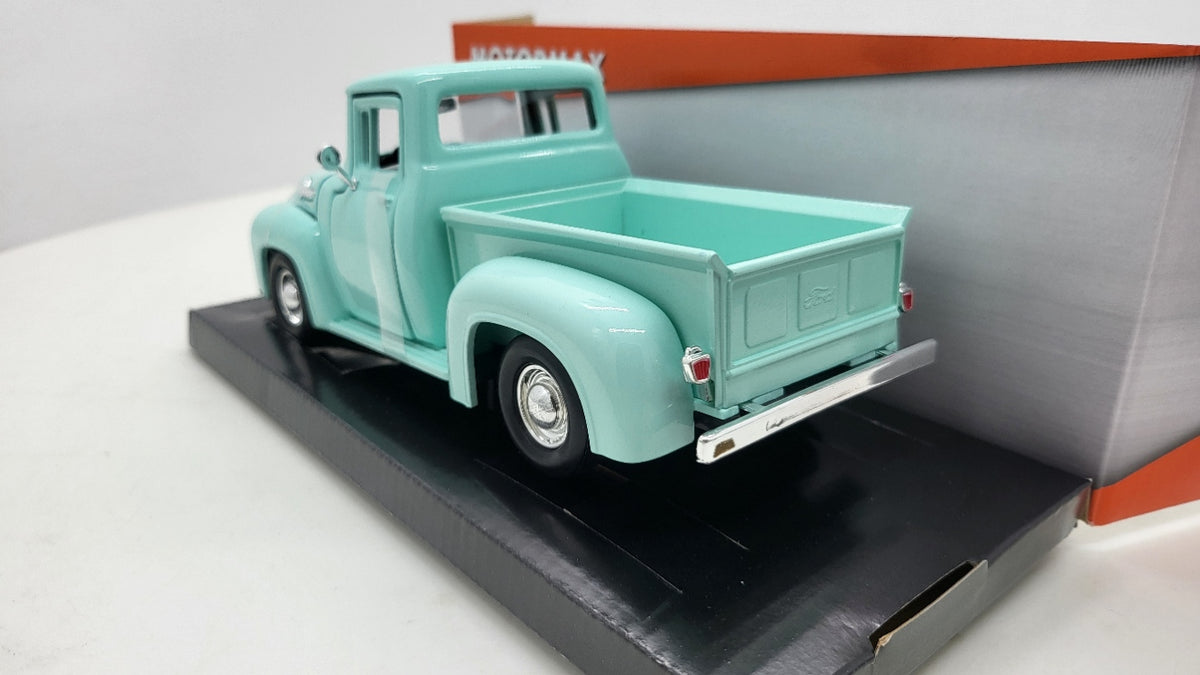 MotorMax Ford F-100 PickUp Hell Green 1955 - Schaal 1:24