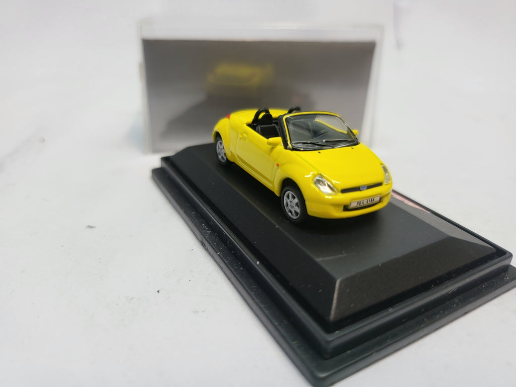 Ford Street Ka Cabriolet Geel - Schuco 1:87