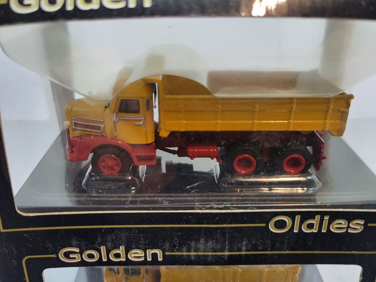 Golden Oldies Krupp Henschel ÖAF Vrachtwagenset Geel - Schaal 1:87