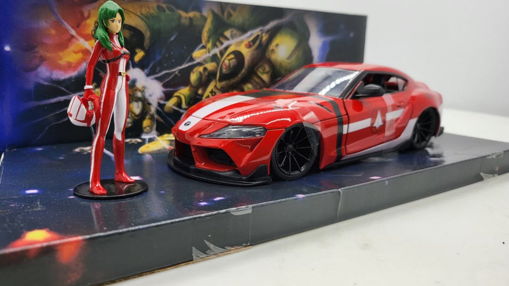 Jada Toys Toyota Supra 2020, Robotech Miriya Sterling - Schaal 1:24
