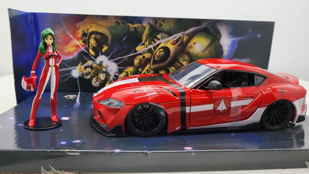 Jada Toys Toyota Supra 2020, Robotech Miriya Sterling - Schaal 1:24