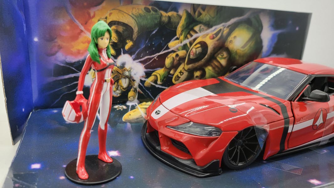 Jada Toys Toyota Supra 2020, Robotech Miriya Sterling - Schaal 1:24