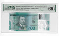 Jamaica 100 Dollars 2022 Unc Polymer PMG 69