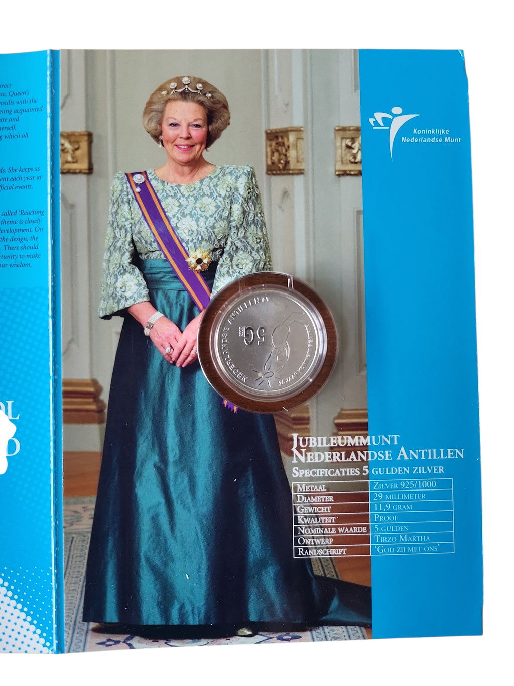 2005 - Nederlandse Antillen 5 Gulden - Proof Zilver