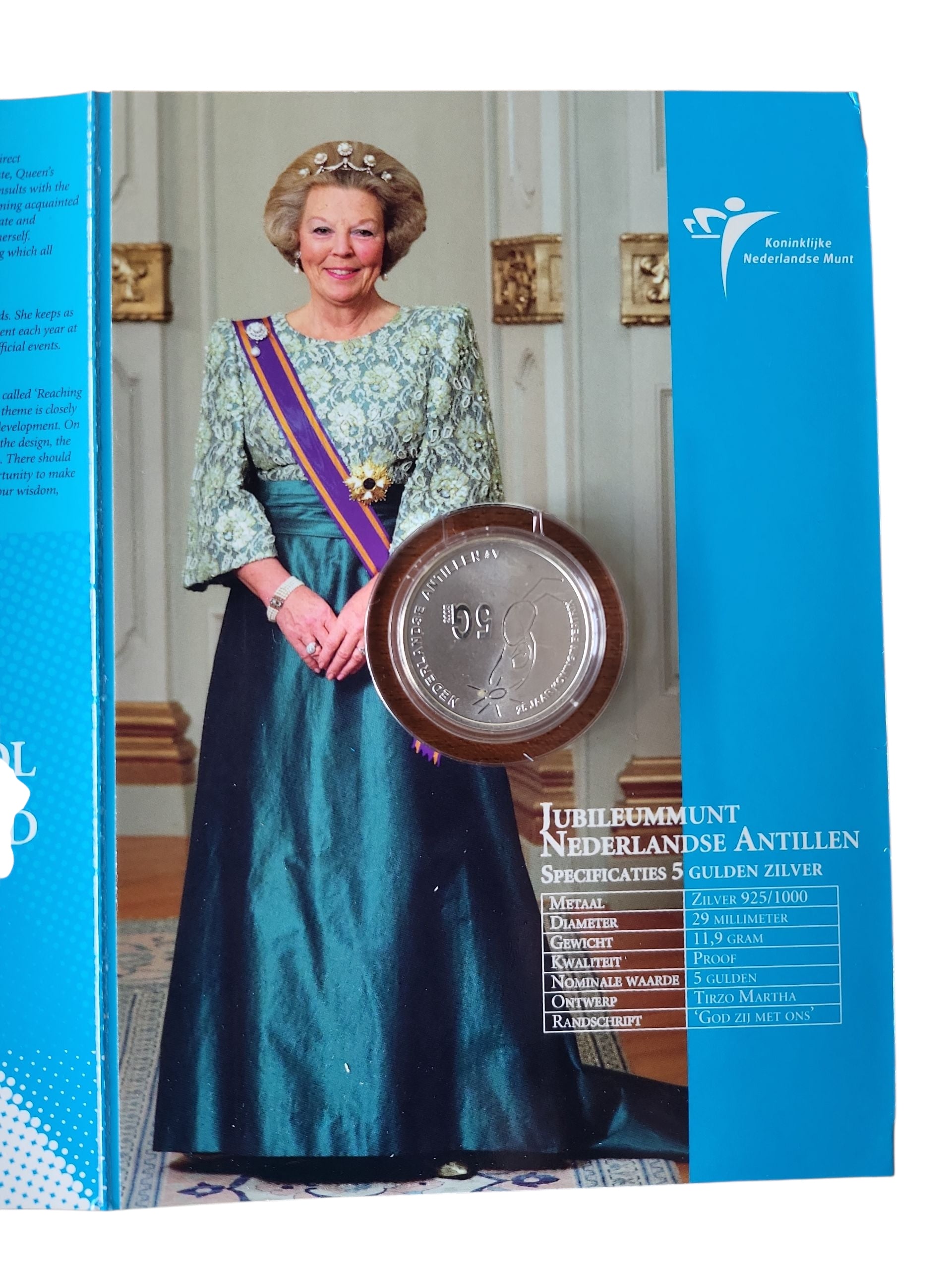 2005 - Nederlandse Antillen 5 Gulden - Proof Zilver