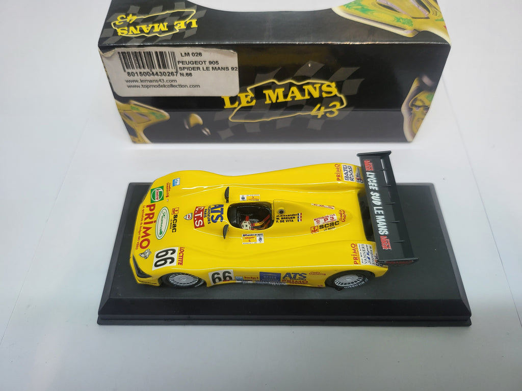 Le Mans 43 Peugeot 905 Spider Le Mans 1992 - Schaal 1:43