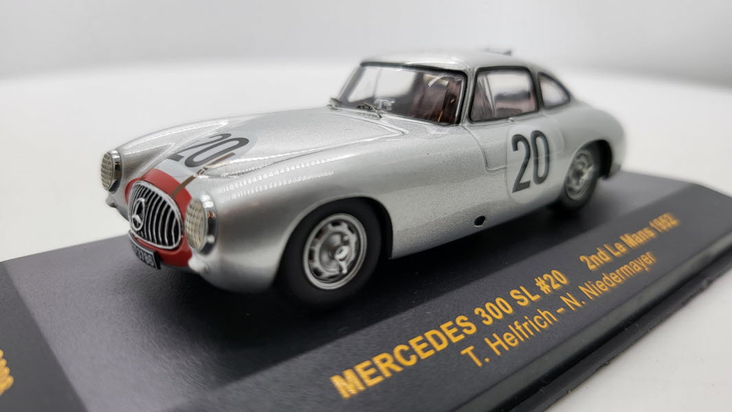 IXO Mercedes-Benz 300 SL #20 Vleugeldeur Le Mans 1952 - Schaal 1:43