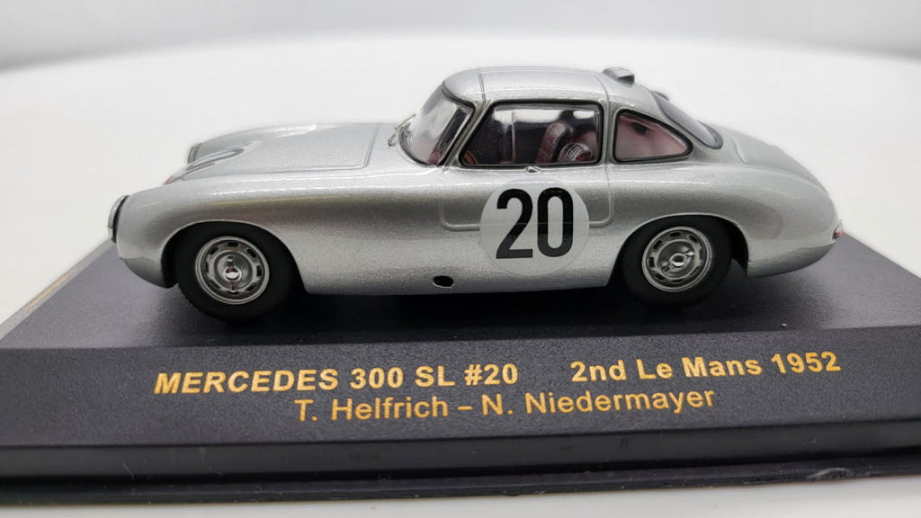 IXO Mercedes-Benz 300 SL #20 Vleugeldeur Le Mans 1952 - Schaal 1:43