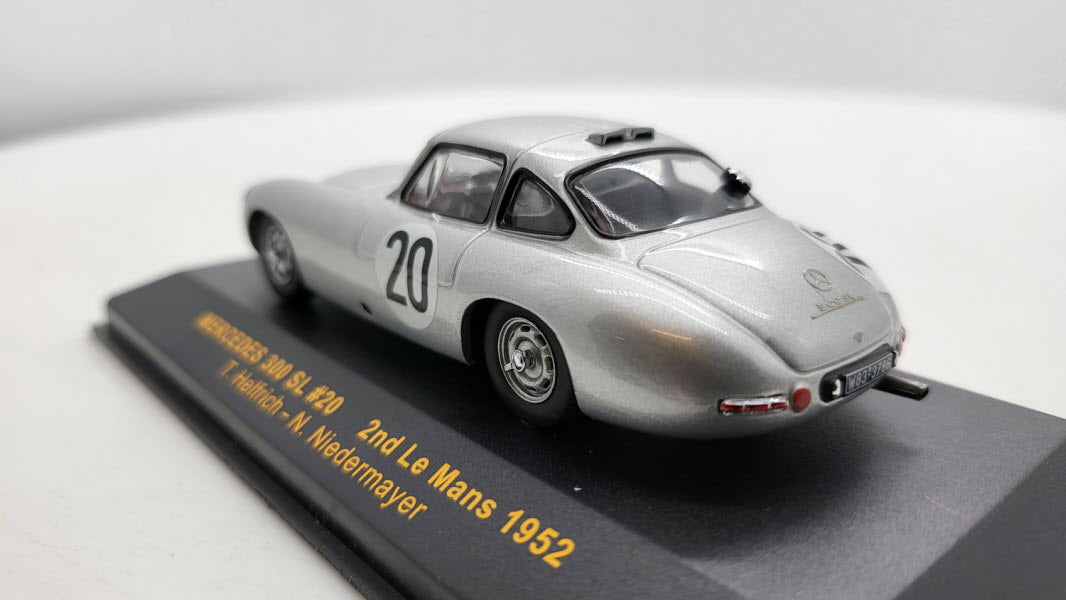 IXO Mercedes-Benz 300 SL #20 Vleugeldeur Le Mans 1952 - Schaal 1:43