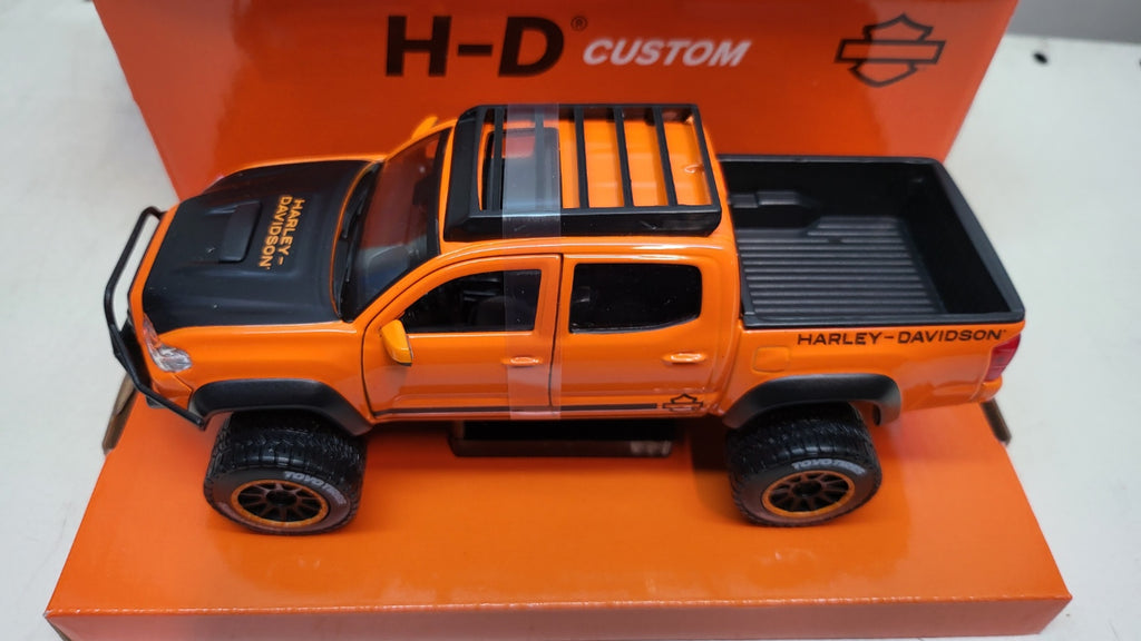 Maisto Toyota Tacoma TRD Pro, oranje/zwart, 2023 - Schaal 1:24