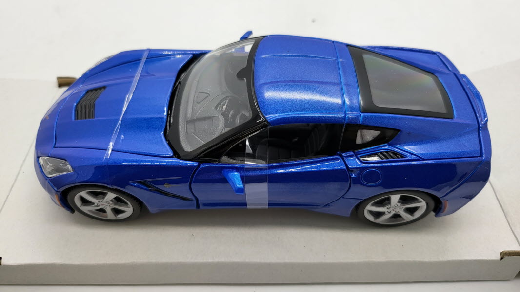 Maisto Chevrolet Corvette Stingray Blauw 2014 - Schaal 1:24