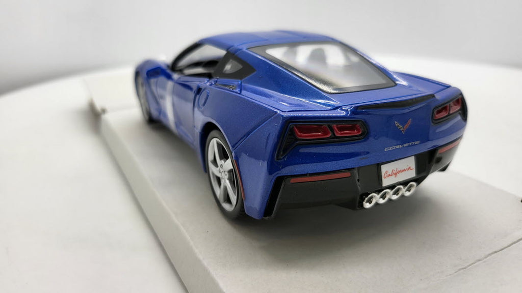 Maisto Chevrolet Corvette Stingray Blauw 2014 - Schaal 1:24