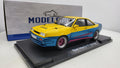 MCG: Opel Manta B Mattig Geel/Blauw - Schaal 1:18