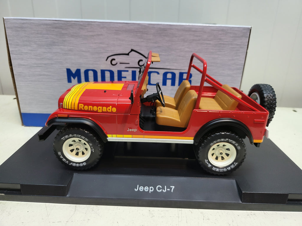 MCG: Jeep CJ-7 Renegade Rood (1980) - Schaal 1:18