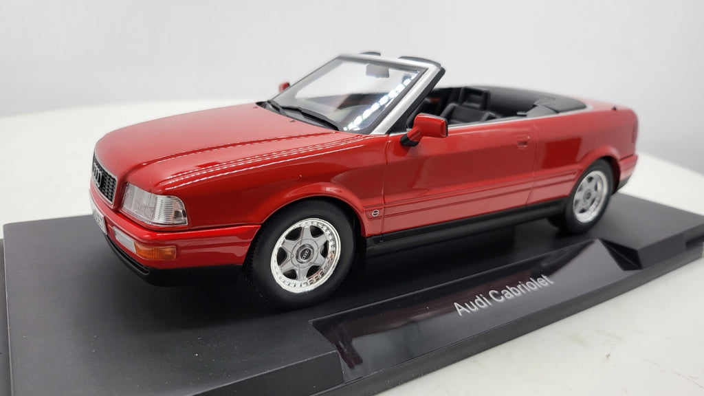 Audi Cabriolet Rood 1991 MCG 1:18