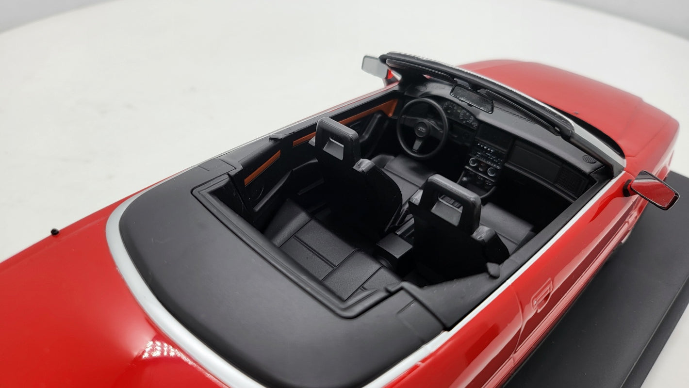 Audi Cabriolet Rood 1991 MCG 1:18