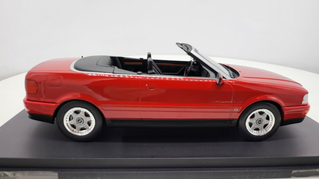 Audi Cabriolet Rood 1991 MCG 1:18