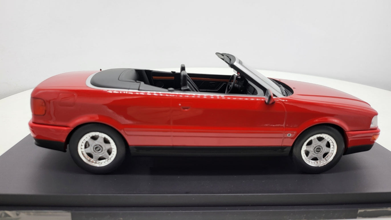 Audi Cabriolet Rood 1991 MCG 1:18