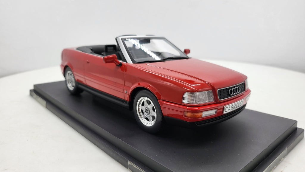 Audi Cabriolet Rood 1991 MCG 1:18