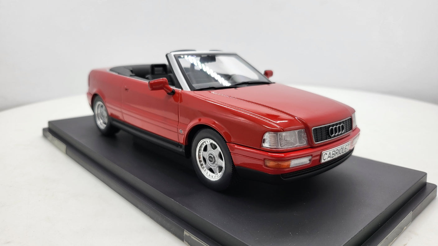 Audi Cabriolet Rood 1991 MCG 1:18
