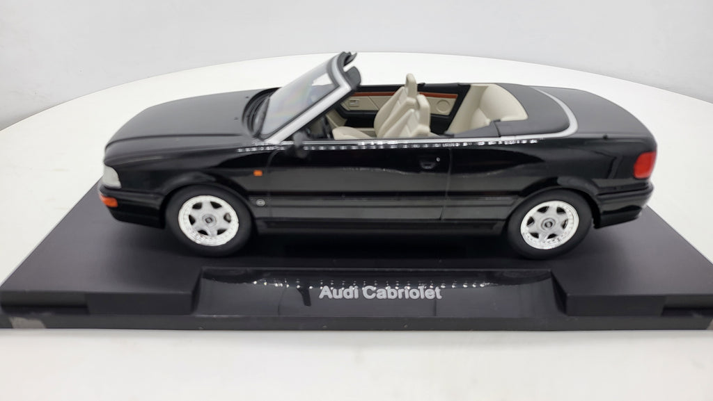Audi Cabriolet Zwart 1991 MCG 1:18