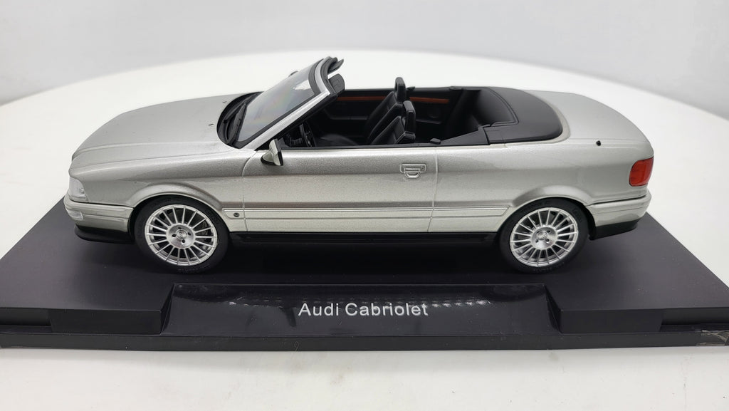 Audi Cabriolet Zilver 1991 MCG 1:18