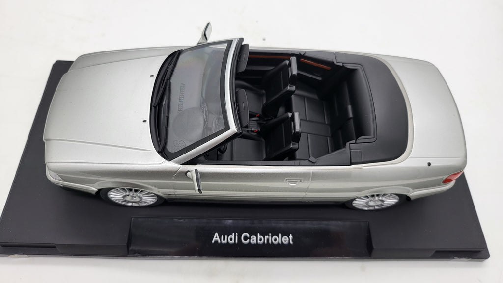 Audi Cabriolet Zilver 1991 MCG 1:18