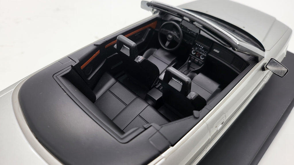 Audi Cabriolet Zilver 1991 MCG 1:18