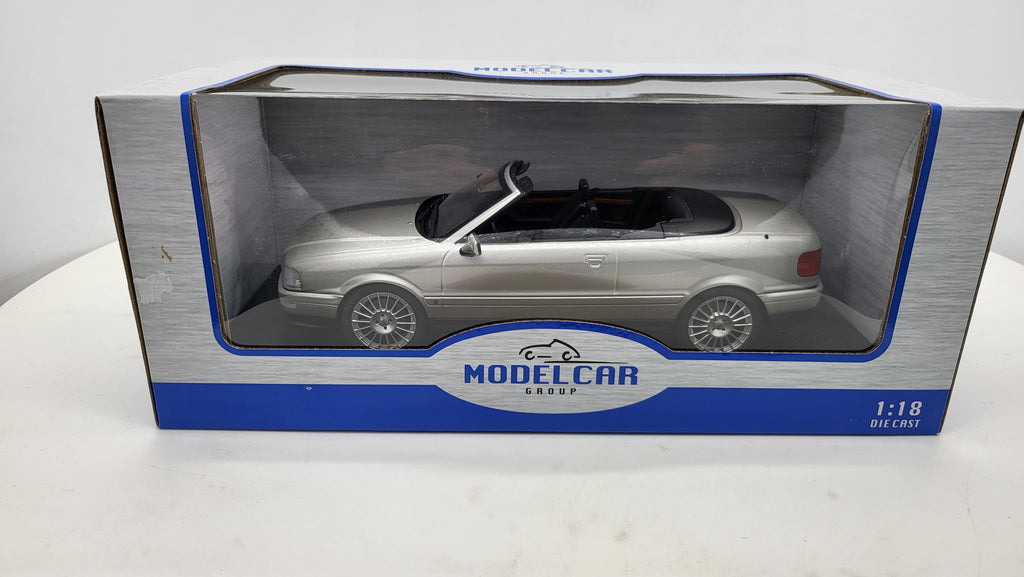 Audi Cabriolet Zilver 1991 MCG 1:18