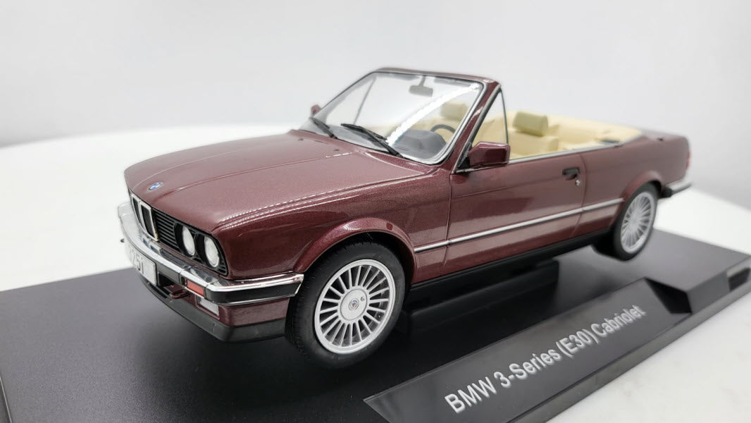 BMW 325i E30 Cabriolet 1985 bruin metallic – MCG 1:18